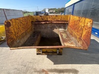 LARGE HYDRAULIC TIPPING SKIP TO SUIT FORKLIFT  - 2