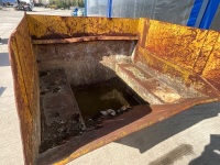 LARGE HYDRAULIC TIPPING SKIP TO SUIT FORKLIFT  - 3