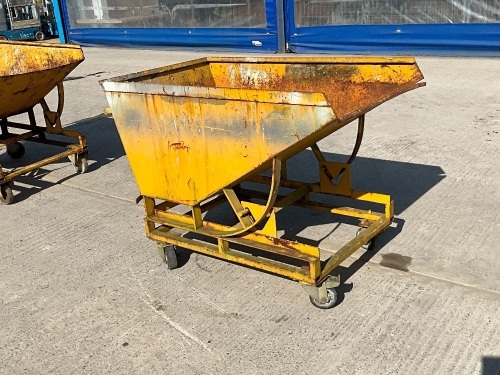 MOBILE TIPPING SKIP ON WHEELS