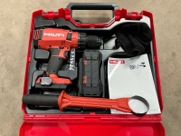 UNUSED HILTI SF 10W-22 CORDLESS DRILL & CASE