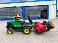 JOHN DEERE 1445 RIDE ON DIESEL LAWNMOWER  - 10