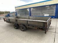 HUDSON APPROX. 16ft x 6.6ft TWIN AXLE 3500KGS DROPSIDE TRAILER - 9