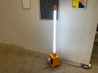 UNUSED DEFENDER UPLIGHT V3 110V BASE UNIT & UNUSED DEFENDER 110V 4FT UPLIGHT
