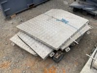 2No. PALLETS OF ASSORTED ALUMINIUM VANDAL GUARDS - 5