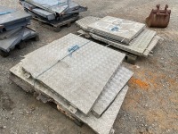 2No. PALLETS OF ASSORTED ALUMINIUM VANDAL GUARDS - 8