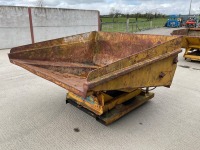 LARGE HYDRAULIC TIPPING SKIP TO SUIT FORKLIFT  - 3