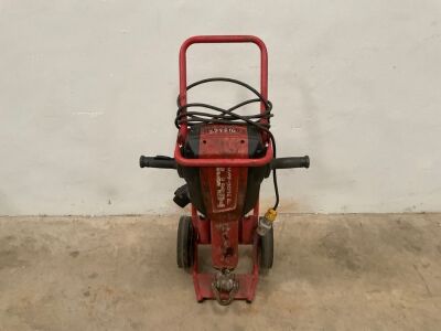 HILTI TE3000 110V DEMOLITION HAMMER C/W STAND