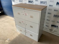 6 COMPARTMENT METAL TAMBOUR UNIT - 4