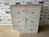 SIX COMPARTMENT METAL TAMBOUR UNIT