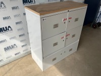 SIX COMPARTMENT METAL TAMBOUR UNIT - 4
