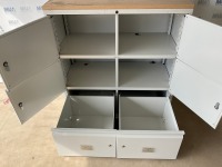 SIX COMPARTMENT METAL TAMBOUR UNIT - 6