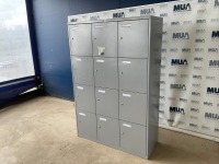 12 COMPARTMENT METAL STORAGE UNIT - 2