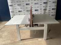 2 PERSON HEIGHT ADJUSTABLE BENCH DESK - 2