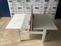 2 PERSON HEIGHT ADJUSTABLE BENCH DESK - 3