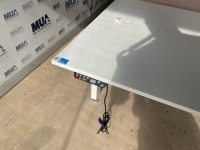 2 PERSON HEIGHT ADJUSTABLE BENCH DESK - 8