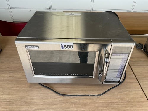 SHARP 1000W/R-21ATP 240V COMMERCIAL MICROWAVE/OVEN