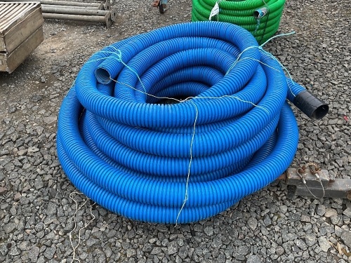 UNUSED PART ROLL OF 100mm DUCTING (BLUE)