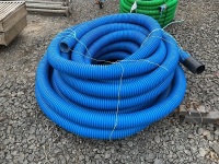 UNUSED PART ROLL OF 100mm DUCTING (BLUE)