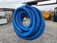 UNUSED PART ROLL OF 100mm DUCTING (BLUE) - 4