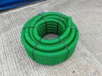 UNUSED 50m ROLL OF 63mm DUCTING (GREEN)