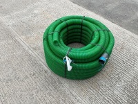 UNUSED 50m ROLL OF 63mm DUCTING (GREEN) - 2