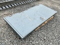 APPROX. 1000mm x 2100mm STEEL DOOR & FRAME