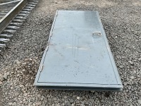 APPROX. 1000mm x 2100mm STEEL DOOR & FRAME - 2