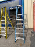 6 TREAD FIBRE GLASS STEP LADDER