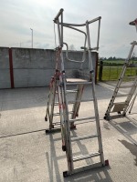 HEIGHT ADJUSTABLE ALUMINIUM WORK PLATFORM
