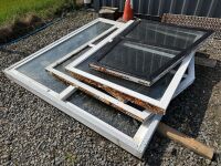 5No. ASSORTED PVC WINDOWS
