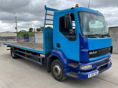 DAF FA LF55.220 4x2 14 TON FLAT LORRY
