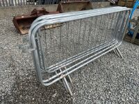 5No. GALVANISED PEDESTRAIN BARRIERS - 2