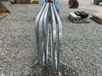 5No. GALVANISED PEDESTRAIN BARRIERS - 3