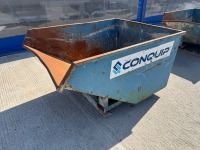 CONQUIP AUTOLOCK FORKLIFT TIPPING SKIP (BLUE) - 3