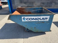 CONQUIP AUTOLOCK FORKLIFT TIPPING SKIP (BLUE) - 4