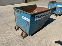 CONQUIP AUTOLOCK FORKLIFT TIPPING SKIP (BLUE) - 7
