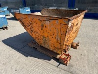 EICHINGER LARGE FORKLIFT TIPPING SKIP (ORANGE) - 5