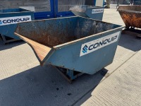 CONQUIP AUTOLOCK FORKLIFT TIPPING SKIP (BLUE) - 3