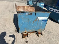 CONQUIP AUTOLOCK FORKLIFT TIPPING SKIP (BLUE) - 6