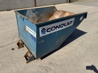 CONQUIP AUTOLOCK FORKLIFT TIPPING SKIP (BLUE) - 7
