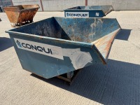 CONQUIP AUTOLOCK FORKLIFT TIPPING SKIP (BLUE)