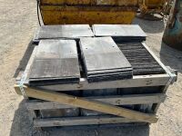 WOODEN CRATE TO INC. APPROX. 500No. 24x14 BANGOR BLUE SLATES - 2