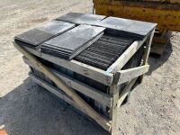 WOODEN CRATE TO INC. APPROX. 500No. 24x14 BANGOR BLUE SLATES - 3