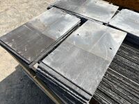 WOODEN CRATE TO INC. APPROX. 500No. 24x14 BANGOR BLUE SLATES - 4