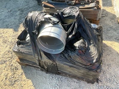 PALLET TO INC. ASSORTED GALVANISED DUCTING BENDS