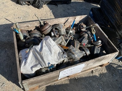 WOODEN CRATE TO INC. LARGE SELECTION OF BRAKE CHAMBERS