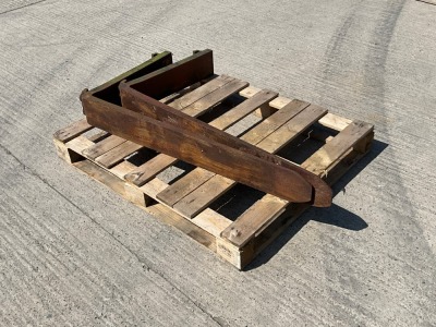 2No. FORKS TO SUIT FORKLIFT