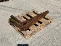 2No. FORKS TO SUIT FORKLIFT - 6