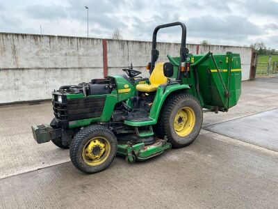 JOHN DEERE 4410 DIESEL RIDE ON ROAD LEGAL COMPACT MOWER TRACTOR