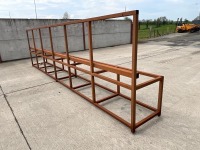 APPROX. 6500mm x 750mm x 1770mm METAL WORK BENCH FRAME - 3